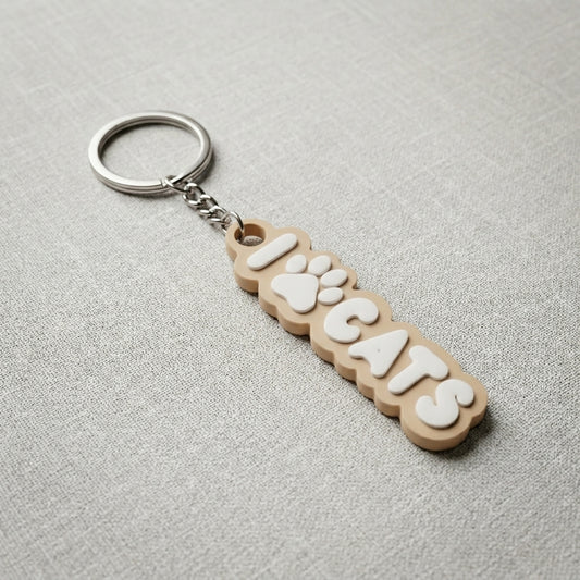 Keychain medallion with Letter