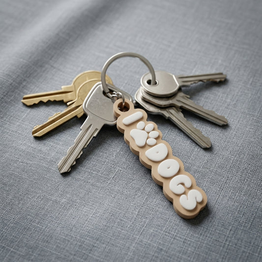 Keychain medallion with Letter