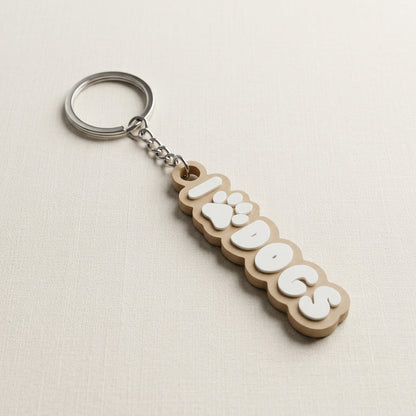 Keychain medallion with Letter