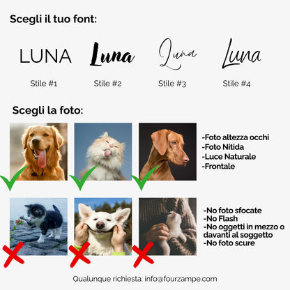 Ritratto Personalizzato Watercolor - Animali Domestici