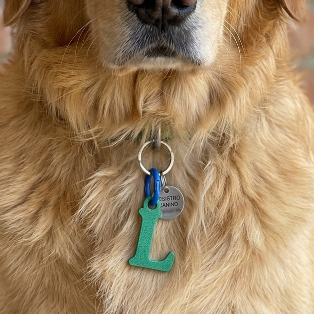 Lettera medaglietta per cani fourzampe
