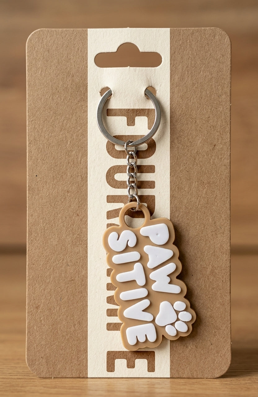 portachiavi fourzampe con PAWSITIVE